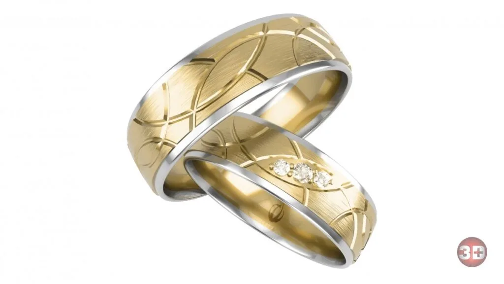 Wizualizacje produktow wizualizacja bizuterii obraczka zlota