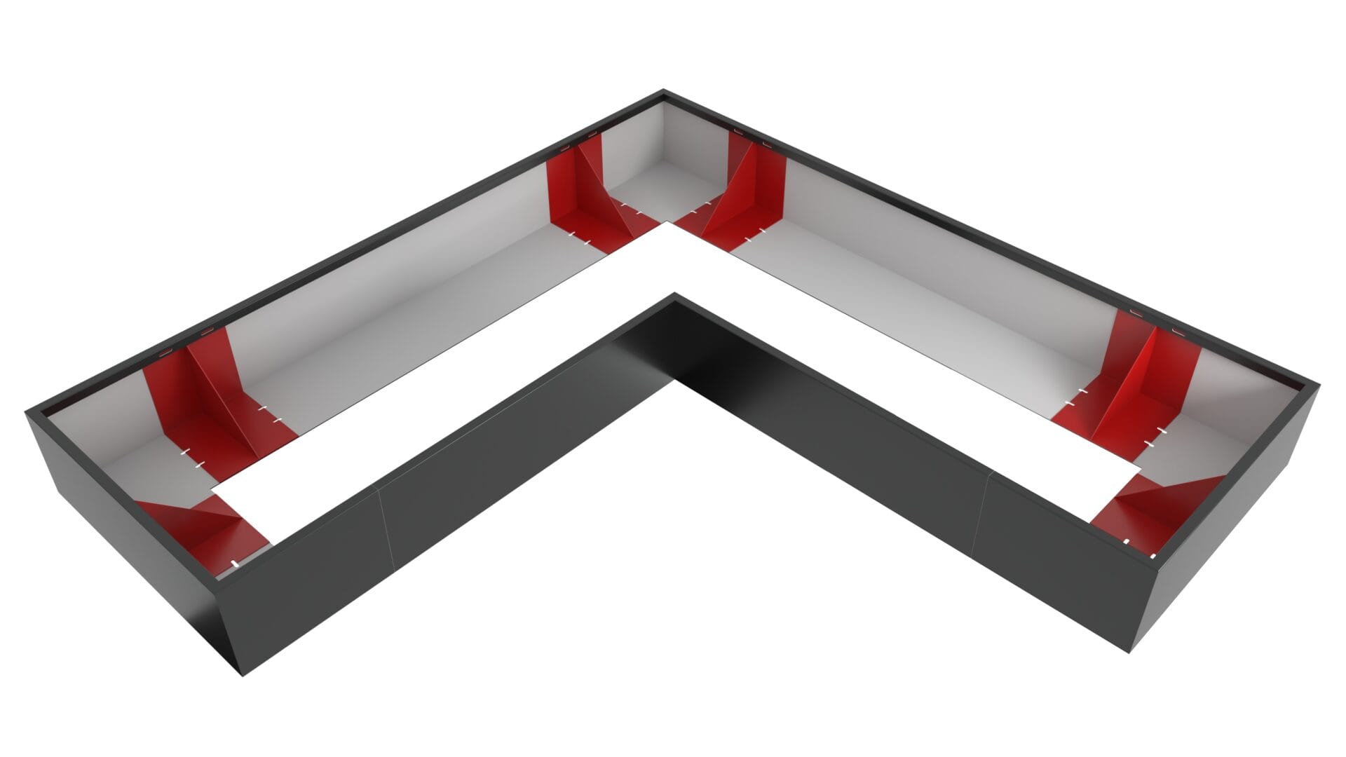 Grafika 3d donica krawdziowa modulowa