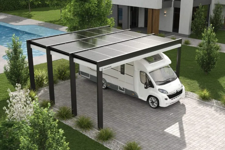 Wizualizacja zadaszenia camper