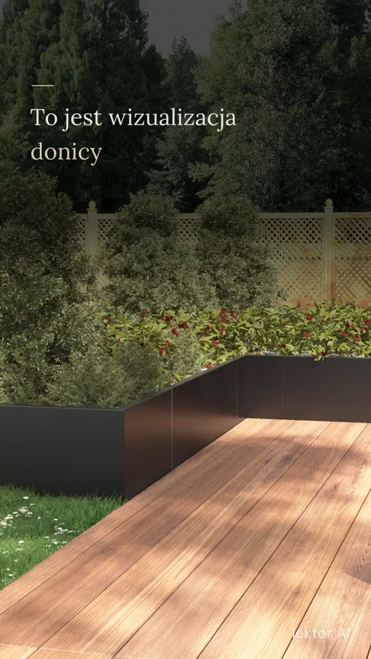 Donice architektoniczne w aranżacji
